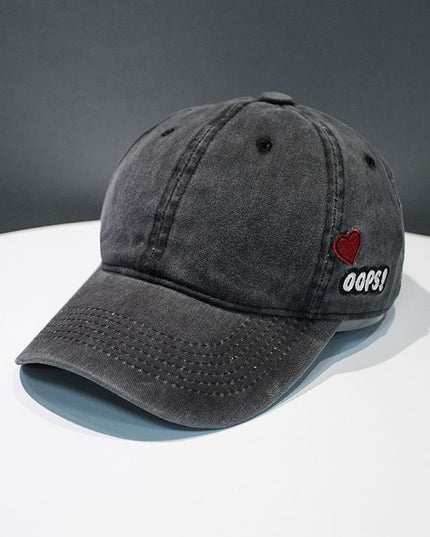 Embroidered baseball cap